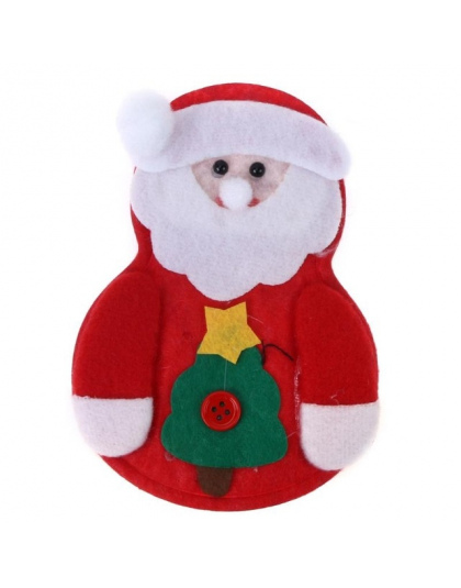 Boże narodzenie Ozdoby dla Domu Party Tabeli Sztućce Torby Snowman Święty Mikołaj Stołowe Posiadacz Kieszeń Navidad Natal Ozdoby
