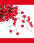 100 sztuk Sztuczne Red Holly Berry Christmas DIY Home Ogród Dekoracje Świąteczne Dostawy