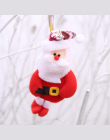 1 pc Christmas Santa Claus Snowman Ełk Lalka Zabawka Choinki Wiszące Ozdoby Dekoracji dla Domu Xmas Party Nowy Rok prezent