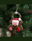 1 pc Christmas Santa Claus Snowman Ełk Lalka Zabawka Choinki Wiszące Ozdoby Dekoracji dla Domu Xmas Party Nowy Rok prezent