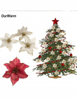 OurWarm 10 sztuk Sztuczne Kwiaty Boże Narodzenie Dekoracje dla Domu Ozdoby Choinkowe Drzewo Xmas Nowy Rok Wystrój Navidad 2018