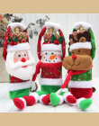 Hoomall 1 pc Domu Dinner Party Tabeli Dekory Wina Pokrywa Dekoracje Na Boże Narodzenie Santa Claus Snowman Prezent Navidad Xmas 