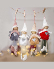 Nowy Śliczne Anioł Plush Doll Christmas Dekoracji Zawieszka Kreatywne Ozdoby Choinkowe Świąteczne Dekoracje Dla Domu Navidad