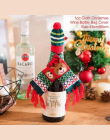 FengRise Boże Narodzenie Dekoracje dla Domu Święty Mikołaj Butelka Wina Pokrywa Snowman Stocking Prezent Posiadacze Xmas Navidad