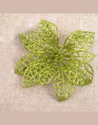 10 Pc 6 ''(15 cm) Glitter Hollow Sztuczny Kwiat dla Dzieci Urodziny Strona Dekoracji Nowego Roku Boże Narodzenie Navidad dekorac