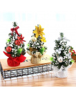 Merry Christmas Tree Sypialnia Biurko Dekoracji Zabawki Lalki Prezent Biurowe Domu Dzieci Natale Ingrosso Świąteczne Dekoracje d