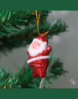6 sztuk Boże Narodzenie Drop Ozdoby Wielu Kolor Santa Claus Party Xmas Drzewa Wiszące Decor