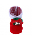1 pc Mini Cukierki Buty Prezent Buty Merry Christmas Tree Dekoracje dla Domu Xmas Stocking Natal Wystrój Dekoracji Nowego Roku