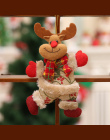 1 pc Cute Christmas Dekoracji Choinki Wisiorek Santa Clause Niedźwiedź Bałwan Łosie Lalki Wiszące Ozdoby Świąteczne Dekoracje dl