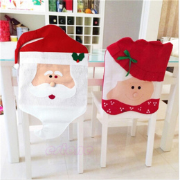 Santa Claus Pani Claus Cap Krzesło Obejmuje Christmas Dinner Tabeli Dekoracji dla Domu Krzesło Back Cover Decoracion Navidad