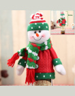 Świąteczne Dekoracje 2018 Święty Mikołaj Butelka Wina Pokrywa Prezent Santa Worek Butelki Trzymaj Torba Snowman Xmas Decor Home 