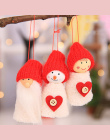 2018 Nowy Święty Mikołaj Boże Narodzenie Wiszące Ozdoby Szyszka Xmas Doll Prezent 3 sztuk/zestawów Drzewo Wisiorek Boże Narodzen