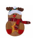 Boże narodzenie Torba Obiad Tabeli Sztućce Uchwyt Dekoracji dla Domu Snowman Święty Mikołaj Nóż Widelec Uchwyt Navidad Porodzie 