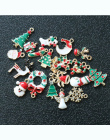 Piękne 19 sztuk Mieszane Ozdoby Świąteczne Wiszące DIY Biżuteria Wisiorki Xmas Dekoracji Choinki Festiwalu Wystrój Wakacje