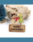 3 sztuk DIY Drewniane Zawieszki Ozdoby Boże Narodzenie Drewna Rzemiosła Xmas Ozdoby Choinkowe Dla Home Decor Christmas Party Dek