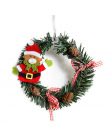 Małe Boże Narodzenie Wieniec Kreskówki Z Pines Merry Christmas Xmas Nowy Rok Miły Prezent Xmas Garland Wieniec Wieńce Mini Dia 1