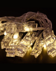 FENGRISE 1.2 M 10 LED String Lights Starry Choinki Ozdoby Karty Zdjęcia Klip Baterii Fairy Lights Dekoracje Na Boże Narodzenie