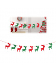 2018 DIY włókniny Tkaniny Xmas Flagi Santa Clause Floral Trznadel Banery Merry Christmas Dekoracji Domu Sklep Rynku Pokoju wystr