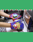Świąteczne Dekoracje 1 zestaw z Christmas anty-gorące Rękawice Kuchenka Mikrofalowa Gorąca Mata Izolacyjna Dla Xmas Party Dekora