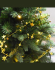 7.5 m Złota Srebrne Gwiazdki Drut Garland Świecidełko Gwiazda Rattan Kolorowe Xma Drzewa Dekoracji na Ślub Urodziny Christmas Pa