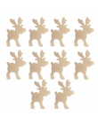 10 sztuk Drewniane Ozdoby Z String Christmas Dekoracji Wzór Płatka Śniegu Wisiorek 48%