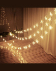 3 M Stars Ciepłe Białe LED Curtain String Fairy Światła Ślubne Christmas Decor Lampy Party 2017 Xmas Decor