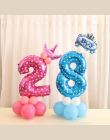 16 cal Rysunek Cyfrowy Numer Numer Folia Balony Balon Balon Do Dekoracji Z Okazji Urodzin