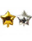 10 sztuk 10 cal pięcioramienna gwiazda folia Aluminiowa balon baby shower dzieci urodziny wesele decor akcesoria balony powietrz