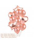 FENGRISE Rose Złote Serce Champagne Gwiazda Wedding Party Decor Lateksowe Balony Balon Foliowy Balon do Dekoracji Urodziny