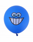 CCINEE Śliczne Wydrukowano Wielkie Oczy Buźkę Szczęśliwy Urodziny Strona Dekoracji Balony Lateksowe Nadmuchiwane Air Balloons Pi