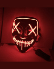 Halloween Maski LED Light Up Śmieszne Maski Na Purge Wybory Rok Wielki Festiwal Cosplay Kostium Zaopatrzenie Party Maski Glow In