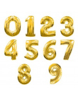 16/32/40 cal Rysunek Cyfrowy Numer Grudnia Foliowe Balony Ślubne Złoty Srebrny Niebieski Różowy Nadmuchiwane Helu Balon