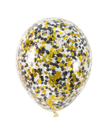 10 sztuk/partia Jasne Balony Gold Star Folia Konfetti Przezroczysty Balony Szczęśliwy Urodziny Baby Shower Party Dekoracje Ślubn