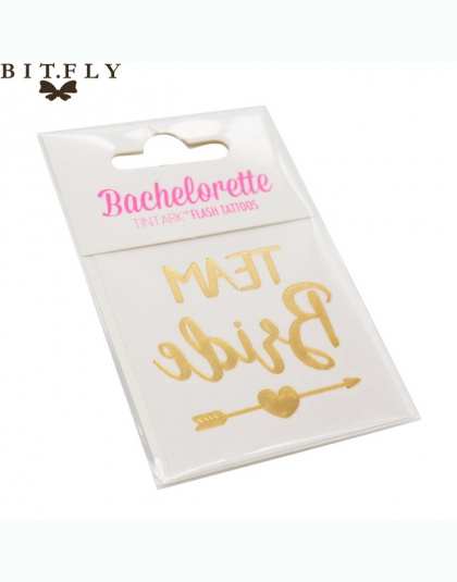 10 pc Panny Młodej Zespół Druhna zespół tymczasowy tatuaż Wieczór Panieński Naklejki Dekoracji Mariage Bride Be Bridal Party Sup