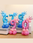 13 sztuk/zestaw Balony Urodziny Niebieski Różowy Numer Balony Foliowe 1 2 3 4 5 6 7 8 9 Lat Szczęśliwy urodziny Dekoracje Dzieci