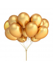 30 sztuk/partia 2.2g 10 cal Pearl Złoty Srebrny Czarny Lateksowe Balony Urodziny Wedding Party Decor Powietrza Helem Globos Dzie