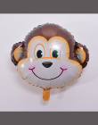 6 sztuk/partia Mini zwierząt głowy Balony Foliowe nadmuchiwane powietrze balon szczęśliwy urodziny dekoracje dzieci baby shower 