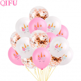 QIFU Jednorożec Party Supplies Jednorożec Urodziny Dekoracje Jednorożec Dekoracji Jednorożec Party Dekoracje Dobrodziejstw Baby 