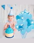 QIFU Pierwsze Urodziny Boy Party Decor Foliowe Balony Urodziny 1st Birthday Party Dekoracje Dzieci 1 Rok 1 Urodzinowy Chłopiec D
