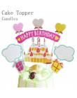 FENGRISE 1st Szczęśliwy Urodzinowy Topper Ciasto Złoty Brokat Cupcake Wykaszarki Pierwszej Urodziny Torty Party Dekoracje Dzieci