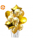 14 sztuk Kreatywny Wielu Konfetti Powietrze Balony Szczęśliwy Urodziny Helem Balonu Dekoracje Festiwal Ślub Balon Party Supplies