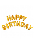 US Wersja Litery SZCZĘŚLIWY URODZINY Balony Foliowe Rose Złoty Alfabet Ballon Dzieci Szczęśliwy urodziny Dekoracje Dzieciak Dost