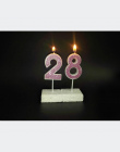 Liczba Urodzin Świece 1 2 3 4 5 6 7 8 9 0 Złoty Sliver Dzieci Urodziny Świece na Ciasto Zaopatrzenie Firm Dekoracji Ciasta świec