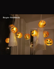 ZMHEGW 2017 Nowy 1 zestaw Dyni 10 LED String Lights Halloween Dekoracji Światła Biały Ciepły Halloween Akcesoria Do Dekoracji Do