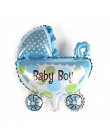 1 sztuk mini anioł dziecko dziewczyny balon baby shower baby Stroller folia ballon zabawki dla niemowląt noworodka strona dekora