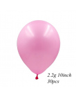 30 sztuk 10 cal Balony Lateksowe Nadmuchiwane Biały/Różowy/Różowy Balony dla Domu Wedding Party Decoration Wieczór Panieński dos