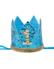 Szczęśliwy Pierwsze Urodziny Party Kapelusze Decor Cap Jeden Urodziny Kapelusz Princess Crown 1st 2nd 3rd Rok Stary Numer Dzieck