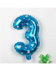 30 cm Duża Niebieska Folia Aluminiowa Numer Balon 1 2 3 4 5 6 7 cyfr balony powietrza Wieczór Birthday day Party rysunek Gwiazda