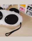 Nowy 1x Panda Twarzy Oczu Podróż Śpiąca Mask Blindfold Christmas Gift Biały + Czarny