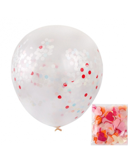 FENGRISE 36 cal Duże Konfetti Balon Ślubu Dekoracji Nadmuchiwane Jasne Lateksowe Balony Birthday Party Decoration Party Decor